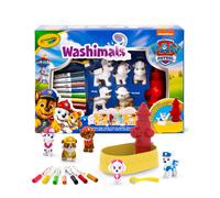 SET ATTIVITÀ WASHIMALS PAW PATROL CON 5 CUCCIOLI E 8 PENNARELLI LAVABILI - VASCA