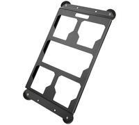 Set attraente piastra di montaggio Forte costruzione in alluminio stoccaggio modificabile mancante foratura piano compatto set piastra a sgancio rapido