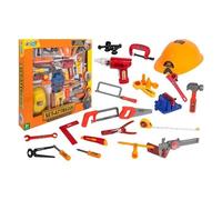 Set attrezzi 42 pz con trapano giocattolo Globo 40721 W’TOY Assortito