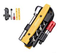 Set Attrezzi Bici con Cricchetto 72 Denti e Kit Riparazione Forature - Include Leve Pneumatico e Toppe Adesive per Manutenzione Bicicletta da Viaggio