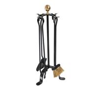 SET ATTREZZI CAMINO MOD. TAG CM.Ø28 x 65 CM ACCESSORI PER CAMINETTO