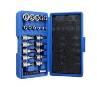 Set attrezzi da officina 29 Pz/set Bussole A Per Stella Torx Esagonali E Set Punte Maschio/Femmina Bit Drive Strumento Palmare Torque Star Socket Strumento Riparazione Auto