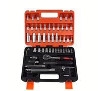 Set attrezzi da officina Set Di Strumenti Per Riparazione Auto Da 53 Pezzi Con Prese E Struttura Della Custodia Per Motociclette Da Per Turismo E Manutenzione Dei Veicoli