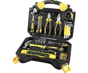Set Attrezzi Manuale Fieldmann FDG 5006-60R 60 Pezzi Chiave Regolabile 8in Pinze Martello Valigetta