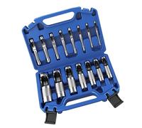 Set attrezzi manuali resistenti per cinture, borse, lavorazione cinturini per orologi, include 15 stampi per punzonatura resistenti alla corrosione