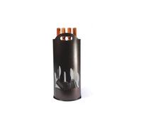 SET ATTREZZI PER CAMINETTO MODELLO BERGAMO art. 662 PEZZI 5 IN FERRO MANICI LEGN