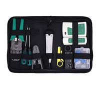 Set Attrezzi per Cavi di Rete, Pinze Spellafili e Tagliacavi, Kit di Manutenzione con Tester Rete - Multifunzionale, Precisione Elevata, Per Connessioni e Riparazioni Facili