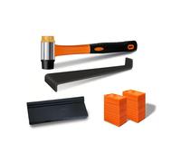 Avilia - Kit 43 Pezzi per Pavimento Laminato con Martello Ergonomico, Distanziatori a Cuneo, Blocco di Battuta e Tiralame per Installazione Fai-da-Te Precisa e Ordinata
