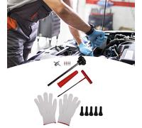 Set Attrezzi Valvola Pneumatici Compatto 13pz Ideale per Auto ATV Camion e Bici