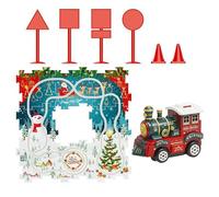 Set auto puzzle percorsi | giocattoli di Natale auto | puzzle ferroviario | Per bambini ragazze famiglia festa asilo scuola materna scuola materna scuola materna vacanza