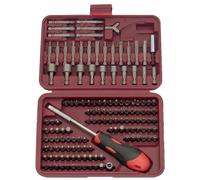 Set avvitamento Da 138 Pezzi in Box Con Tutte Le Impronte Fermec BGS BIT-138