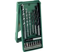 Set avvitamento e foratura Bosch Mini X-Line 15 pz Verde