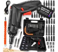 Set avvitatore a batteria trapano punte dadi accessori valigetta 47 pezzi