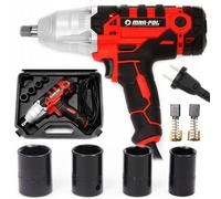 Set Avvitatore elettrico ad impulsi 1/2" 720NM con bussole e chiave 3600giri/min