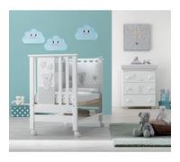 Set Azzurra Design Contact Art Bianco ( Lettino + Bagnetto + Set Piumone + Materasso )