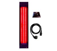 Set B-Ware, riscaldatore a infrarossi, 500 W, regolatore e cavo di alimentazione per sauna e cabina IR, nero