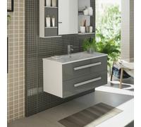 Set bagno Arosa grigio lavabo set bagno arredo bagno 60 cm lavabo