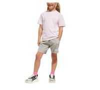 Set bambina t-shirt+short Adidas Essentials JE3975 rosa-grigio-bianco