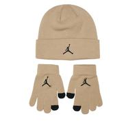 SET BAMBINI JORDAN 9A0836 X0L BERRETTO+GUANTI BEIGE