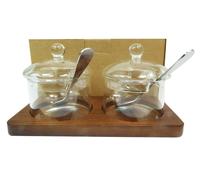 Set Barattoli Base Legno H 10 Decorazioni Bomboniere Fai Da Te Matrimonio
