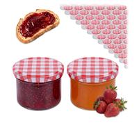 Relaxdays Set barattoli 220 ml twist-off