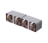 Set Barattolo Spezie con Coperchi e Cucchiai in Plastica per Cucina Sale e Condi