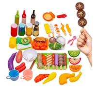 Set Barbecue Giocattolo | Da Cucina Educativi Completi E Colorati,Set Gioco Di Simulazione Barbecue Giocattolo,Adatto a Piccoli Alunni 'Asilo e Scuola Materna Maschi e Femmine e alla Figlia