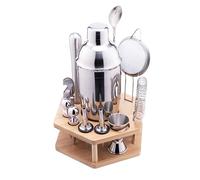 Set Barman 13pcs Cocktail Shaker Making Set Bartender Kit Barre In Acciaio Inossidabile Strumento Accessori Per Feste A Casa Set da Bar, Shaker Boston(750ml)
