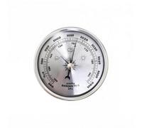 Set barometro/termometro/igrometro, struttura in metallo, diametro 90 mm per pressione, temperatura, umidità, umidità analogica