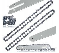 Set Barra Guida 20cm + 2 Catene 1/4" - Temprato | per Mini Sega