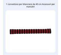 Set barra manubrio e connettore bilanciere antiscivolo