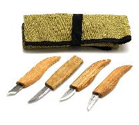 Set Base di 4 Coltelli Beavercraft (4 coltelli in rotolo) S07