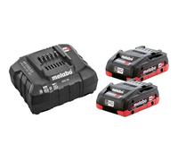 Set base METABO - 2 batterie LiHD 18V/4Ah + caricabatterie ASC 55 - 685191000
