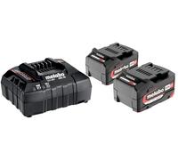 Set base Metabo 2 x 4,0 Ah (685050000) - Tipo di batteria: Li-Ion, Tensione della batteria: 18 V, Capacità della batteria: 2 x 4 Ah