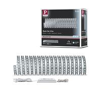 Set base Paulmann MaxLED 500 da 10 m, luce diurna 6500 K, 50 W, Argento | Dimmerabile, autoadesivo, 5500 lm, adatto a diversi ambienti, con Trasformatore