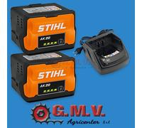 Starter set AK 20 STIHL coppia batterie STIHL con caricabatterie AL 101