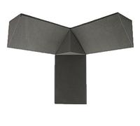 Set bass trap trappole per bassi 3+1 kit correzione audio (Antracite Classico)