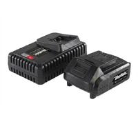 Set Batteria 18V Li-Ion 2Ah A2AH18 + Caricabatteria Rapido ASLG