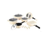 Set Batteria Pentole Royalty Line 15 Pezzi Cucina Induzione Pietra Kit