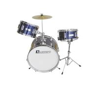 Set Batteria per Bambini DIMAVERY JDS-203 Blu - Completo di Grancassa, Rullante