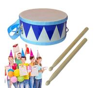 Set Batteria Per - Pelle Di Pecora In Legno 20x10 Cm, Giocattolo Musicale, Pelle Dee Pecora | Batteria Per Con Per Bambini, Apprendimento Dee Musica, Gioco E Perf