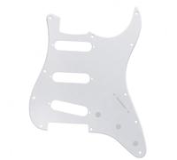Set Battipenna E Piastra Posteriore Battipenna Per Chitarra Elettrica Adatto Alla Piastra Frontale Del Pannello SSS ST SQ(White)