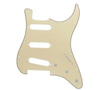 Set Battipenna E Piastra Posteriore Tre Battipenna Singoli Per Chitarra Elettrica Per Piastra Frontale Del Pannello SSS ST SQ(Beige)