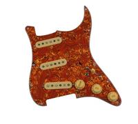 Set battipenna SSS, precablato a 3 strati, con pickup Alnico 5, ricambio per chitarra ST, parti di chitarra elettrica (arancione)