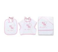 ITALBABY - Kit 3 pezzi spugna - Bear Rosa