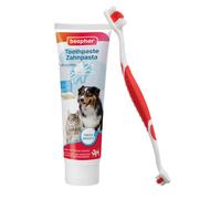 Set beaphar per igiene orale di cani e gatti - Set: 100 g Dentifricio + Spazzolino