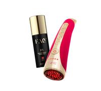 Set Beauty Answer FAQ 102 - Dispositivo antirughe con EMS, RF e 8 luci LED + Primer conduttivo FAQ P1 Manuka Honey (30 ml) - Terapia con luce rossa e radiofrequenza viso professionale