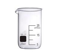 Set Becher Borosilicato Resistenti Alte Temperature 5-1000Ml Lab