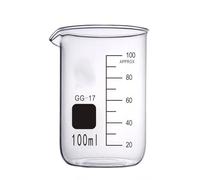 Set Becher Borosilicato Resistenti Alte Temperature 5-1000Ml Lab