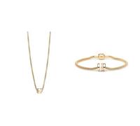Set BERING Ebro da donna | Collana e bracciale in acciaio inossidabile color oro